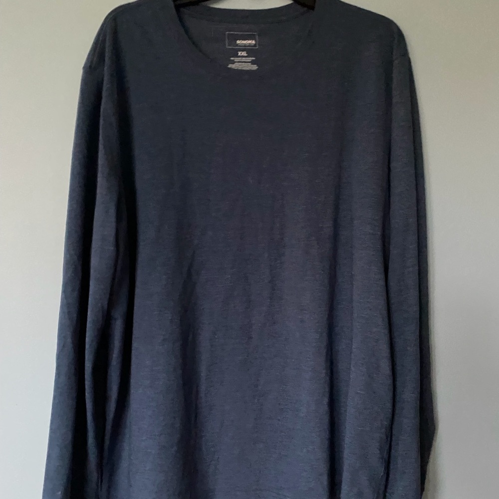 Dusty blue long sleeve Sonoma T-shirt sz XXL Brand New